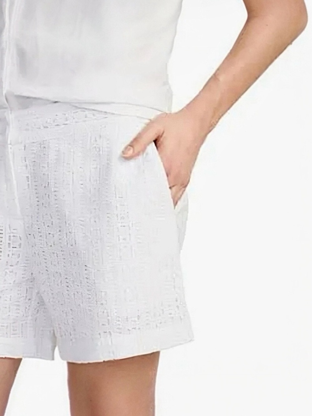 🆕💕Tommy Bahama Eyelet Lace Shorts • WHITE • Size 8 • NWT - Picture 3 of 13